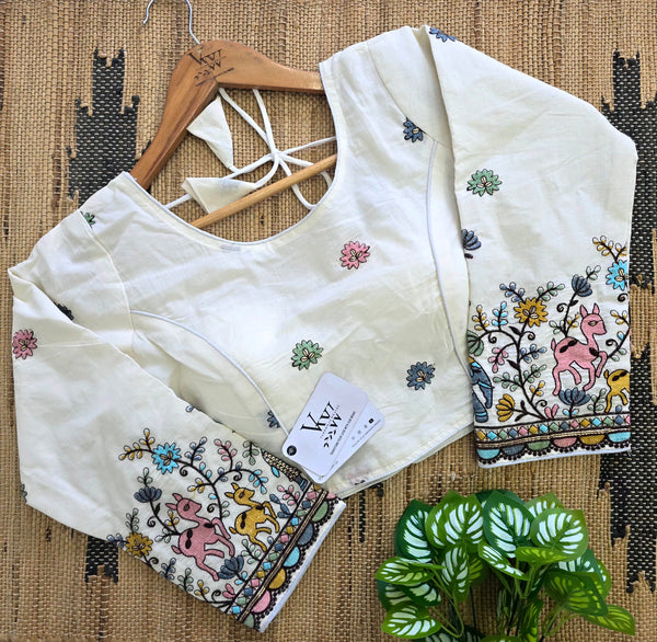 Elegant Simplicity: Khaadi Cotton Blouse for a Classic Look -1