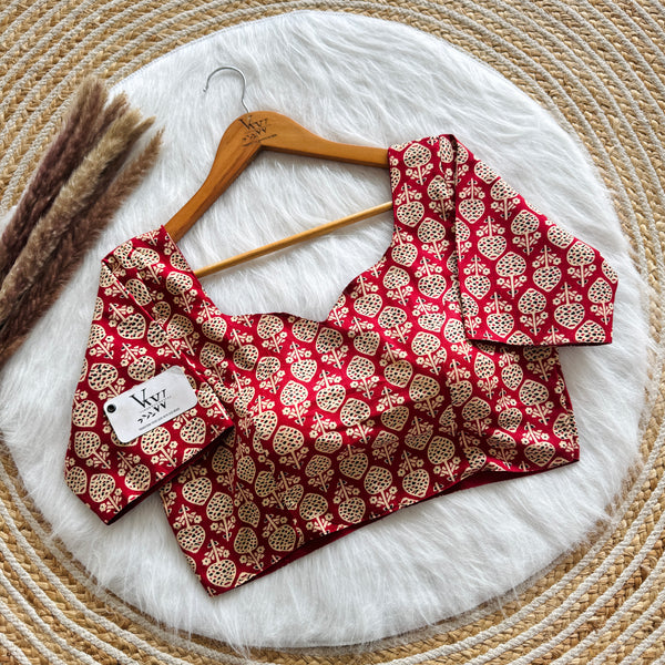 Ajrakh Artisan Blouse