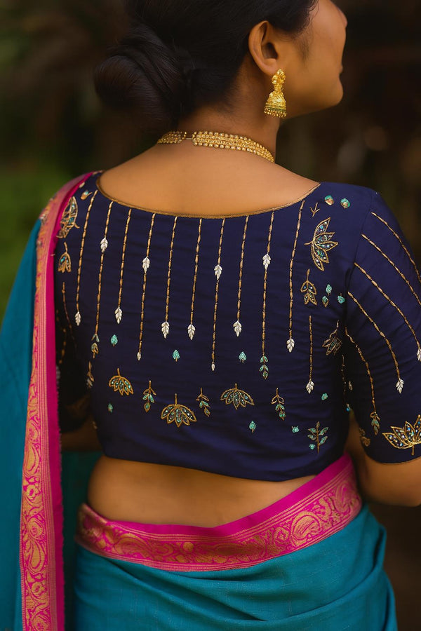 Ayaan Heavy Handcrafted Handwork Blouse - A True Work of Art