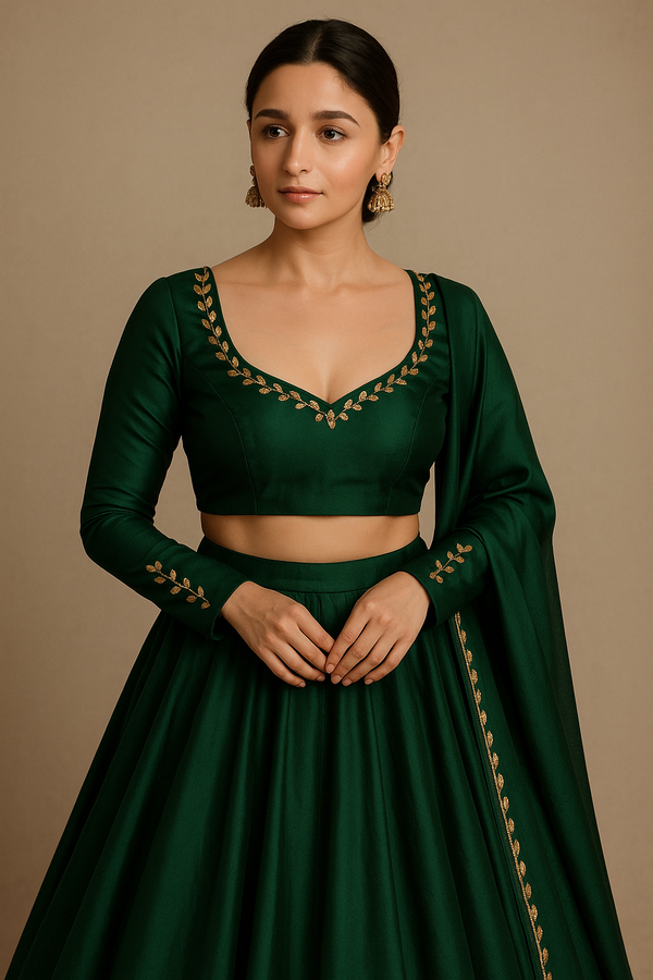 Malai Magic: Handwork Blouse