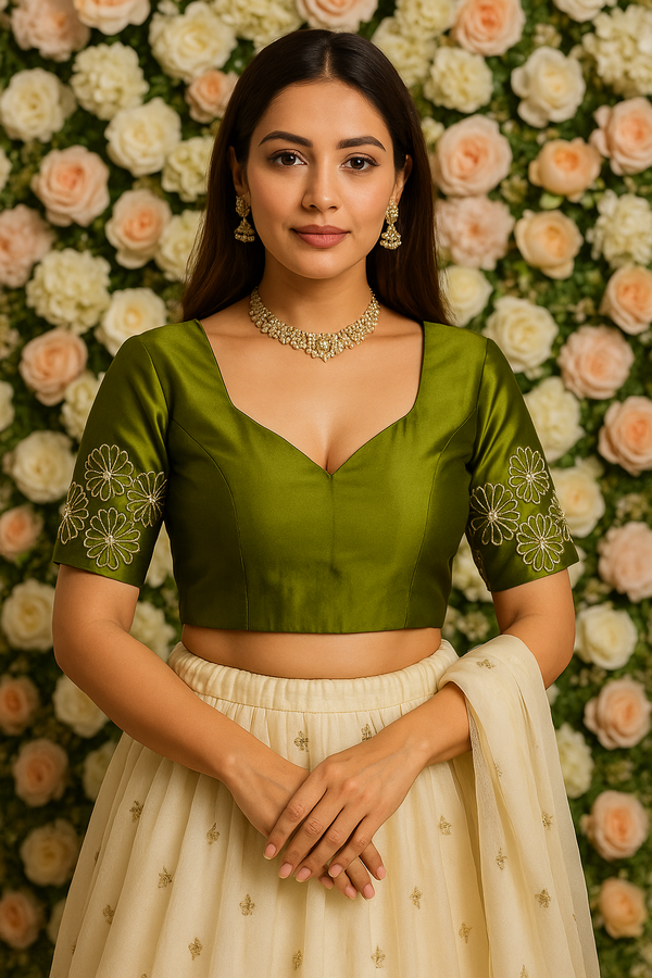 Blouse that Blooms: Handwork Beauty