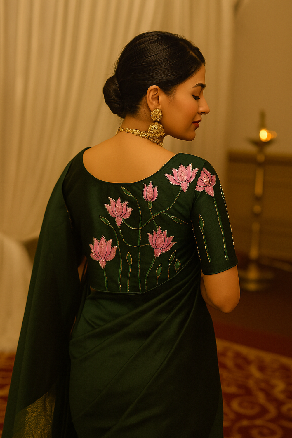 Flower Power - Unique Handwork Blouse – vardhman weaves