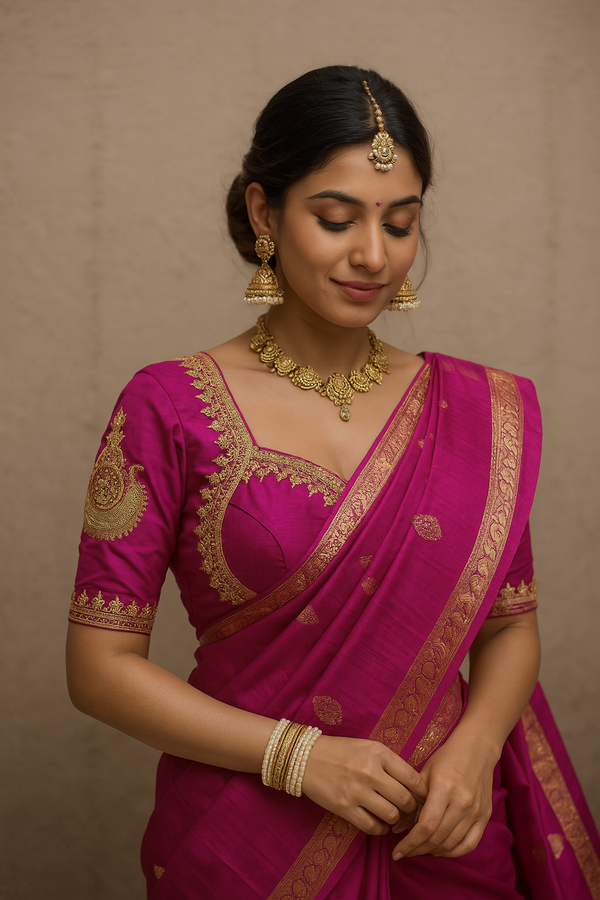 Sikha Regal Embroidery - Heavy Thread Embroidery Blouse