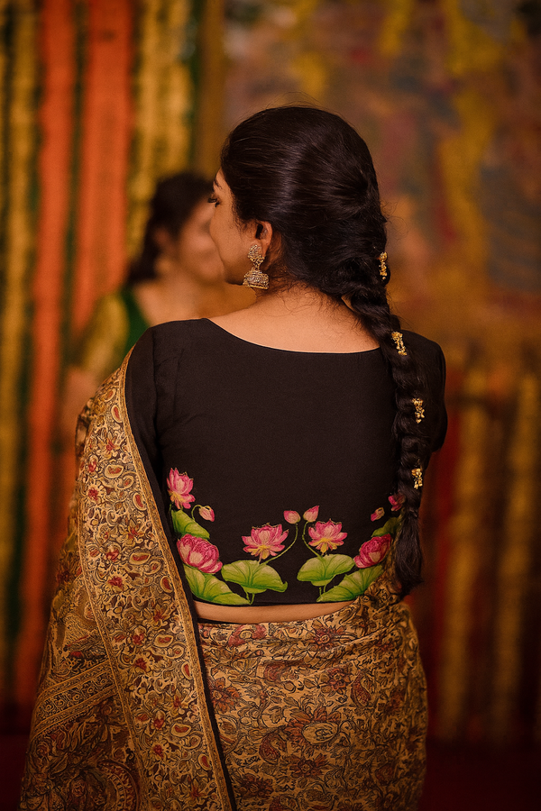 Kriya elegant print with handwork