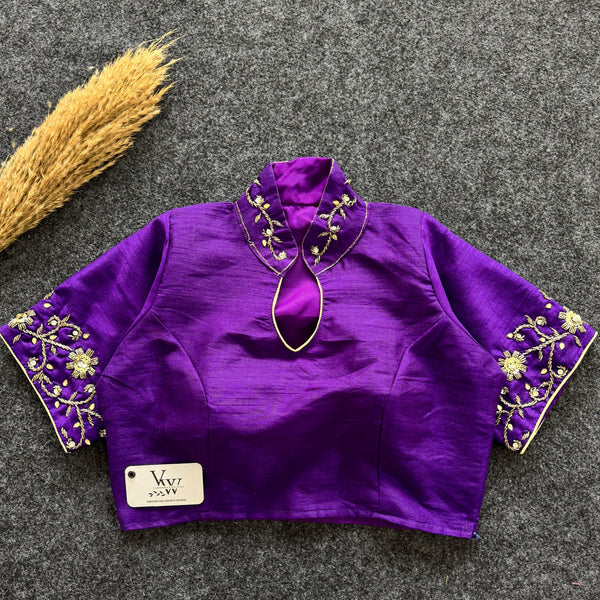 Sophisticated Blooms: Handwork Blouse