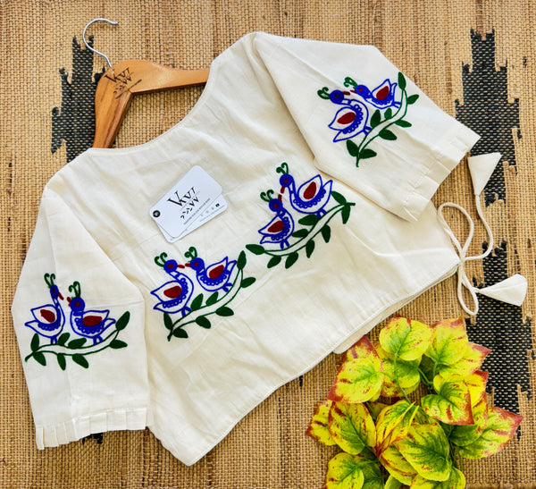 Designer khadi blouse - 6