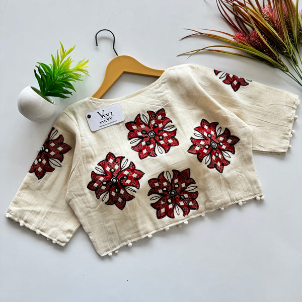 Khaadi Elegance: Designer Stitched Blouse 6