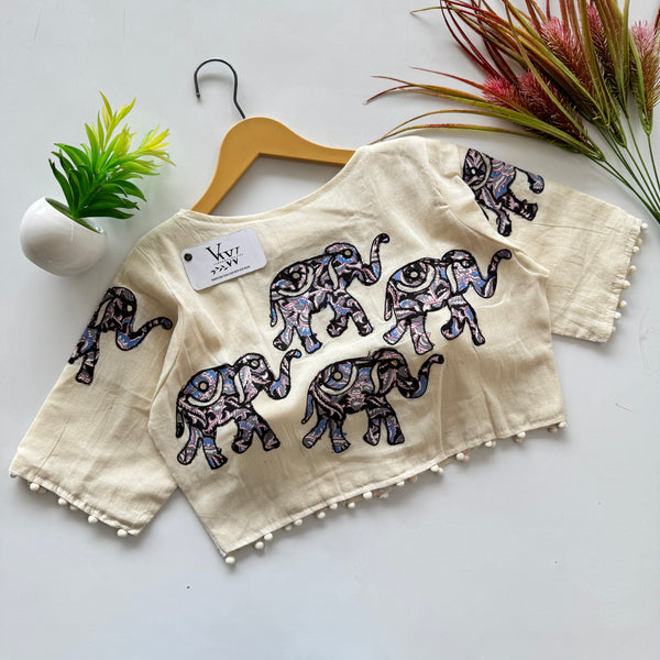 Khaadi Elegance: Designer Stitched Blouse 1