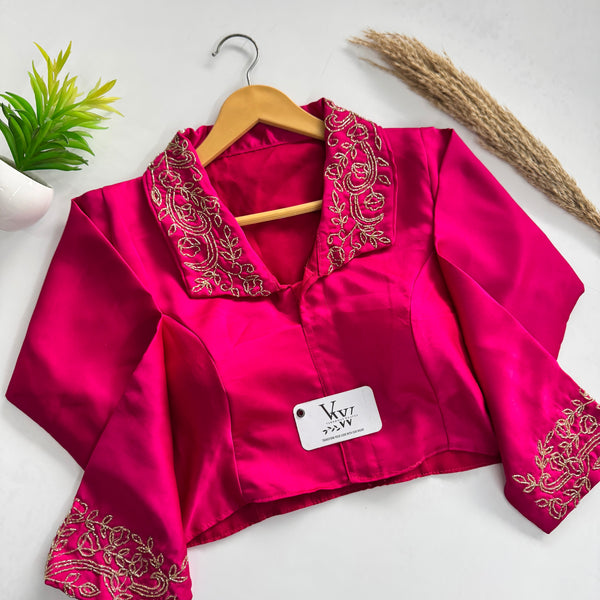 Designer Detail: Handwork Collar Blouse
