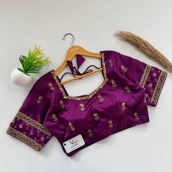 Handcrafted Designer Blouse with Intricate Details
