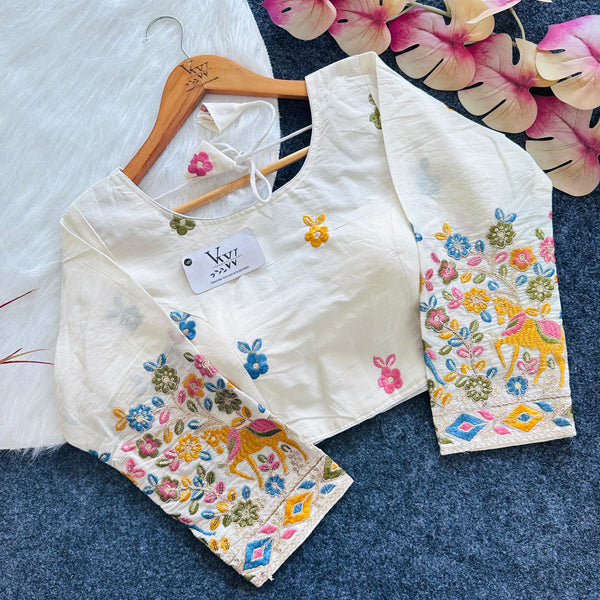 Khaadi Klassic: Cotton Blouse 5