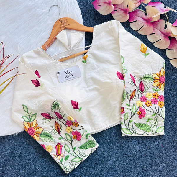 Cotton Elegance: Khaadi Blouse 2