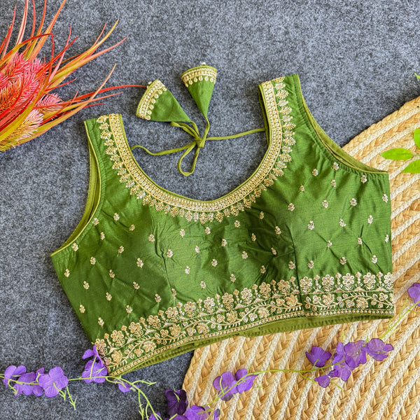 Blouse with a Royal Flair - Heavy Embroidery