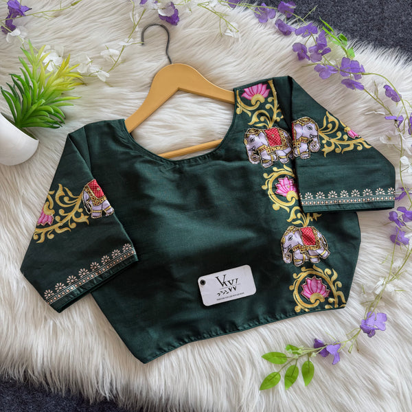PRINTED WITH HANDWORK – vardhman weaves