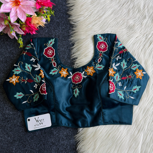 Handcrafted Elegance - Embellished Blouse